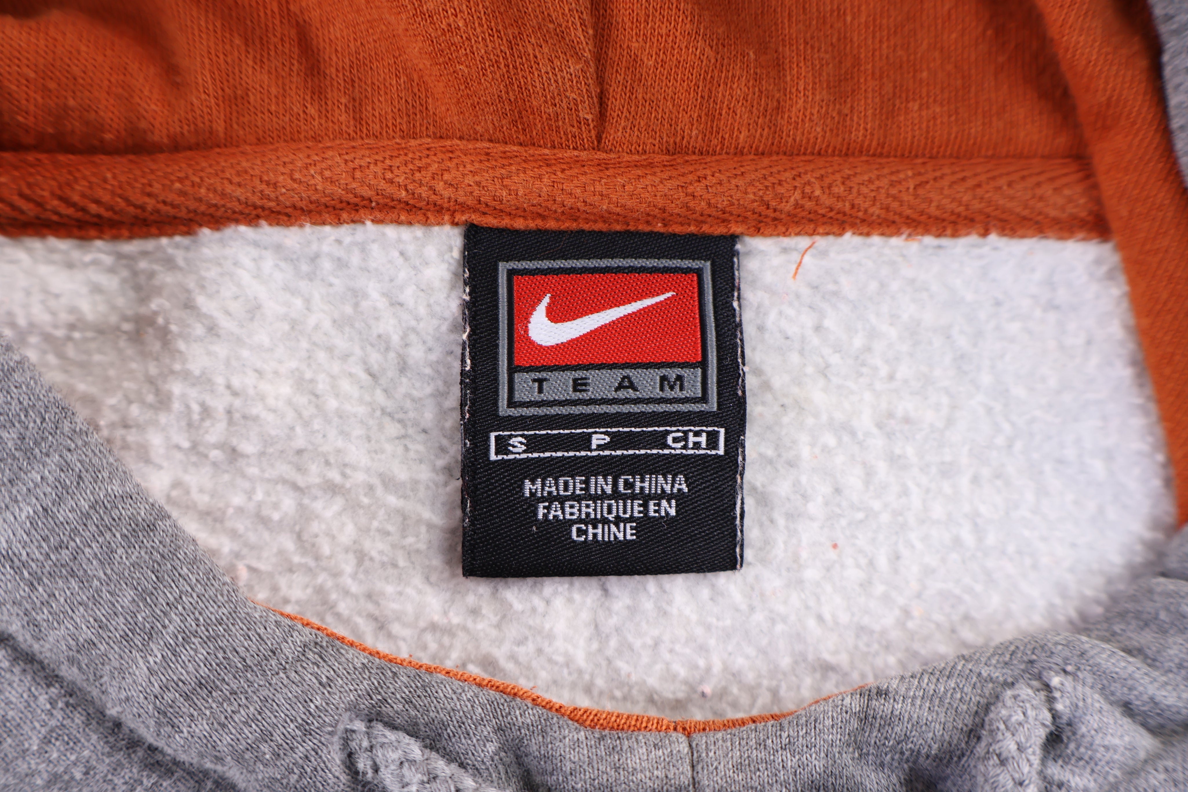 Vintage Nike University of Texas Grey Pullover Hoodie - Sweatshirt - Thrifted Threads