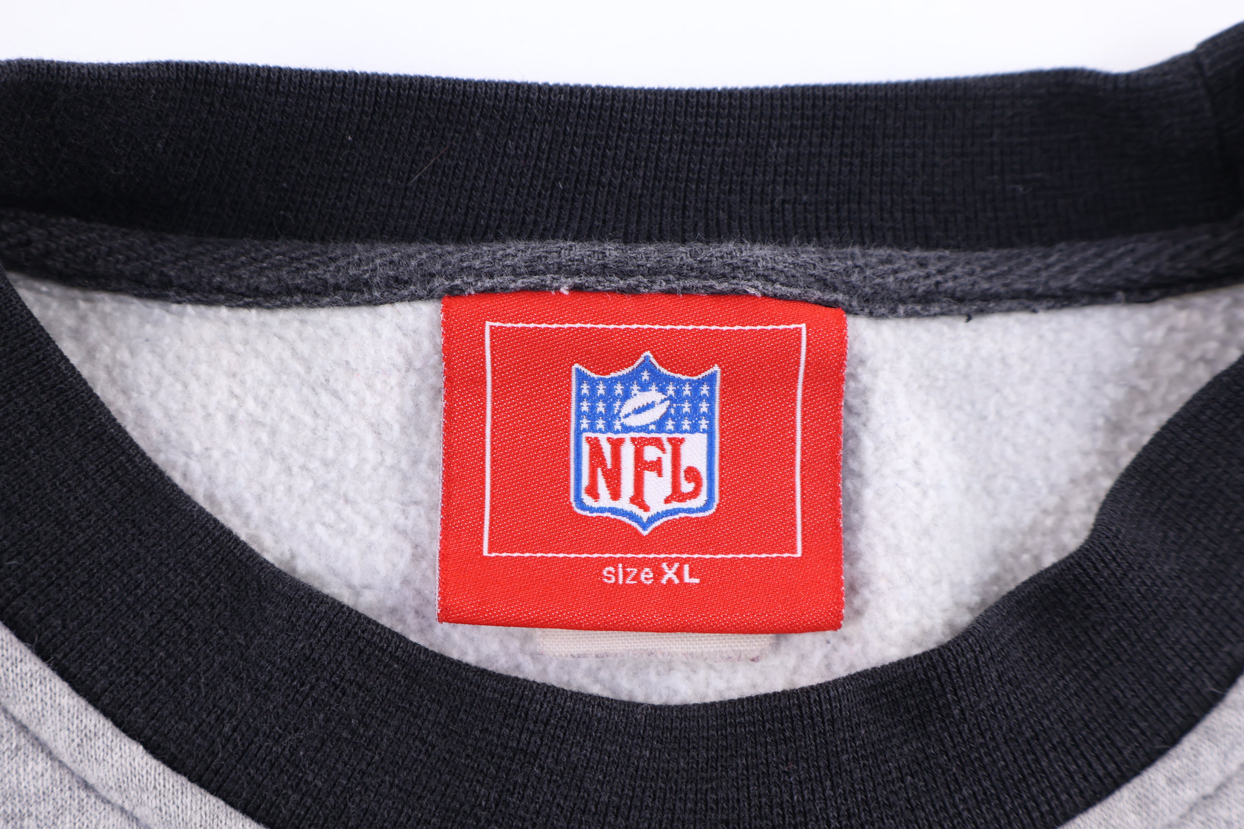 Vintage Oakland Raiders Football Embroidered Sweatshirt - Sweatshirt - Thrifted Threads