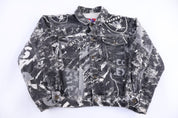 Vintage Oakland Raiders Football Jacket - Jacket - Thrifted Threads