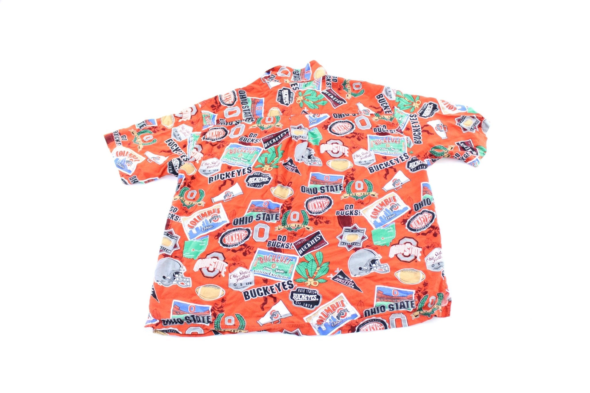 Vintage Ohio State Buckeyes by Lee Sport Button Down Shirt - ThriftedThreads.com