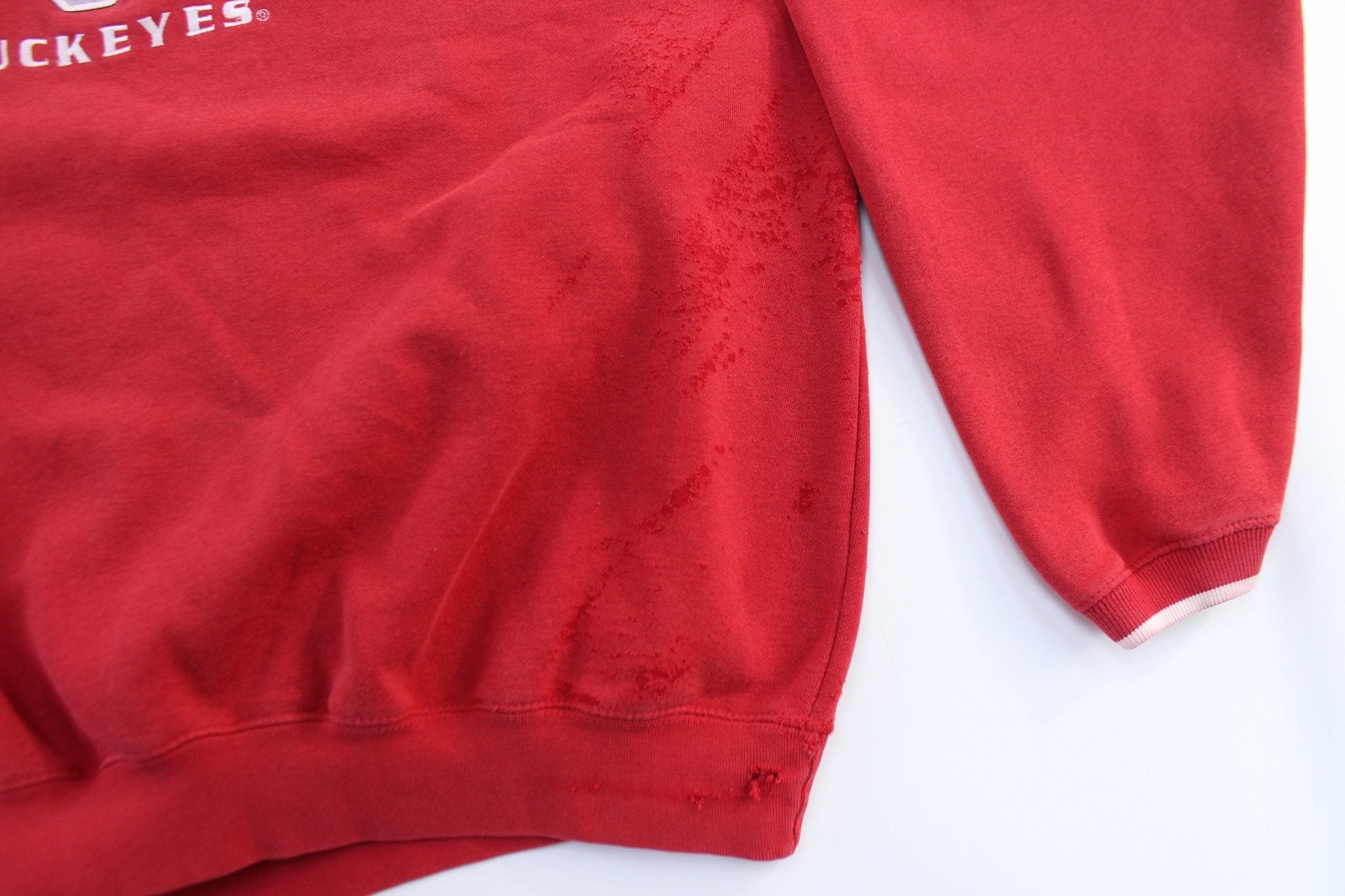 Vintage Ohio State Buckeyes Embroidered Sweatshirt - ThriftedThreads.com