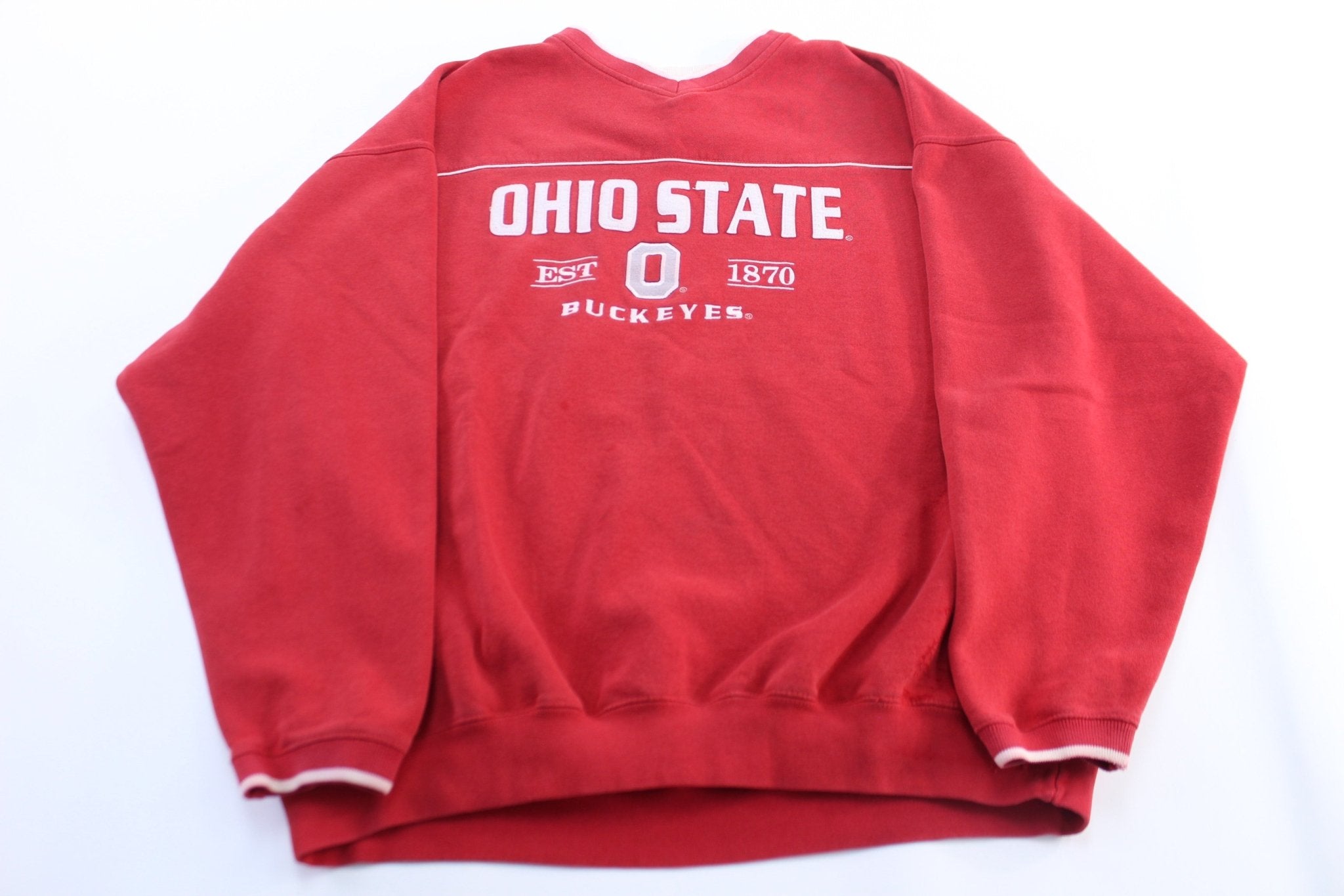 Vintage Ohio State Buckeyes Embroidered Sweatshirt - ThriftedThreads.com