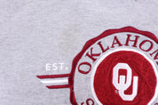 Vintage Oklahoma Sooners Embroidered Sweatshirt - Sweatshirt - Thrifted Threads