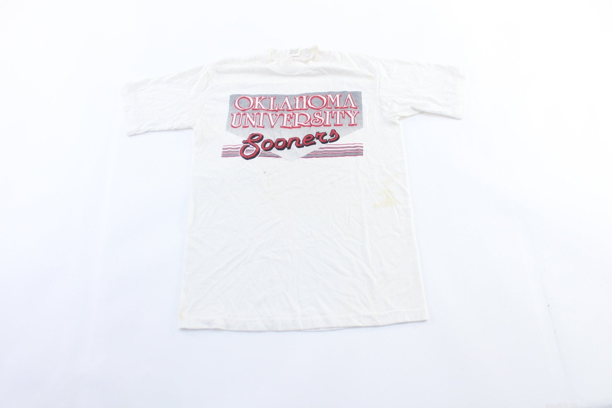 Vintage Oklahoma University Sooners National Champions T-Shirt - ThriftedThreads.com