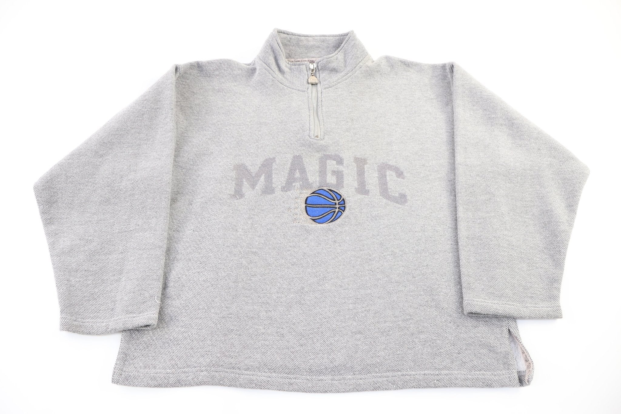 Vintage Orlando Magic Basketball Quarter Zip Sweater - Sweater - Thrifted Threads