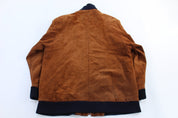 Vintage Outback Red Full Zip Leather Suede Jacket - Jacket - Thrifted Threads