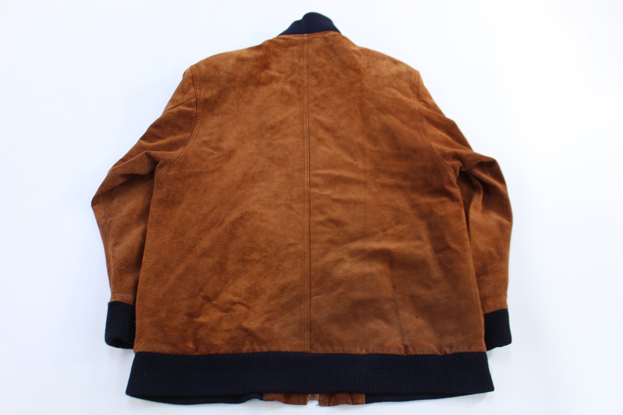 Vintage Outback Red Full Zip Leather Suede Jacket - Jacket - Thrifted Threads