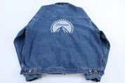 Vintage Paramount Network Embroidered Trucker Jacket - ThriftedThreads.com