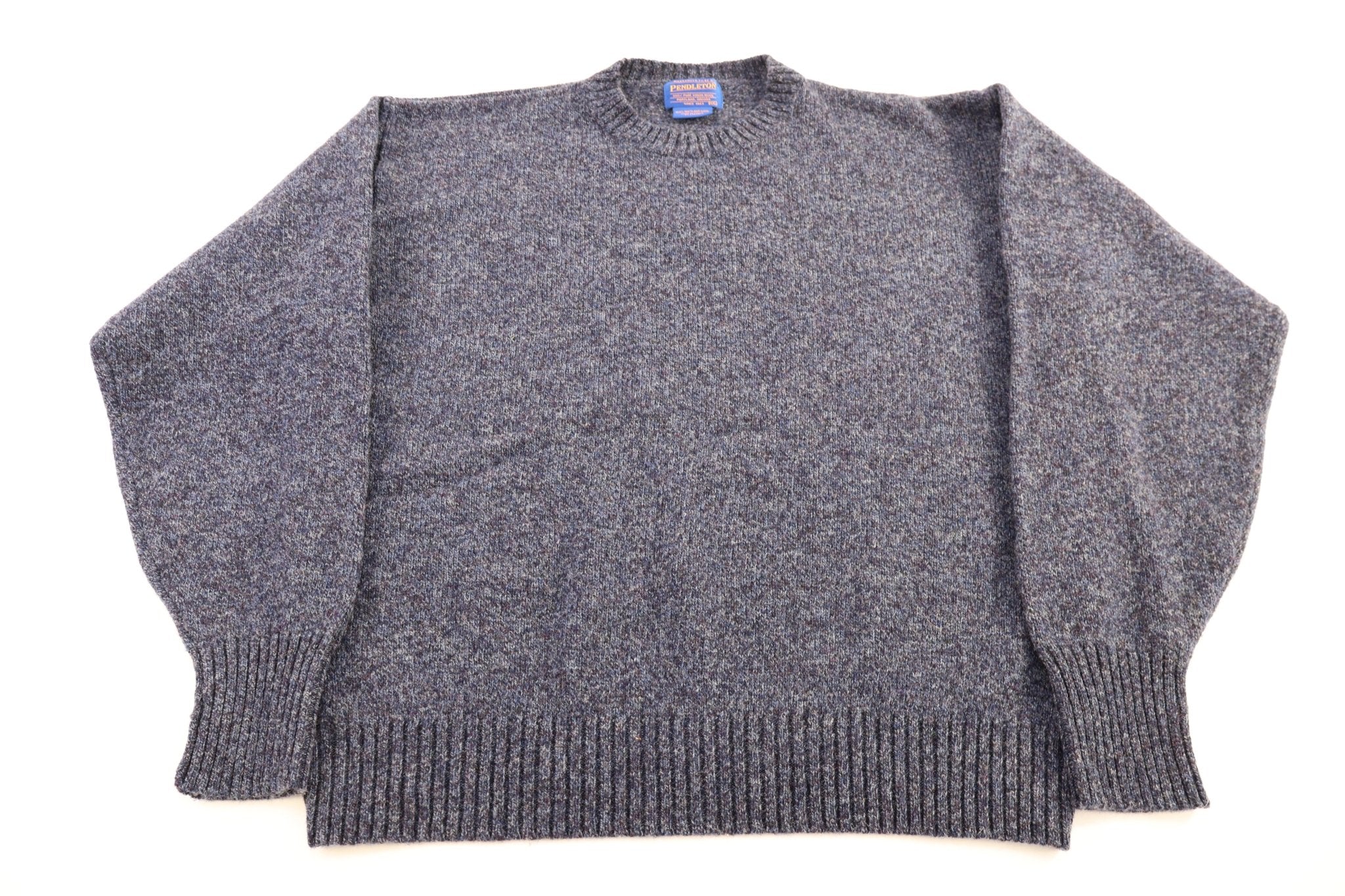 Vintage Pendleton Blue Knit Sweater - Sweater - Thrifted Threads