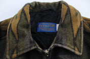 Vintage Pendleton Woolen Mills Aztec Patterned Leather Jacket - Jacket - Thrifted Threads