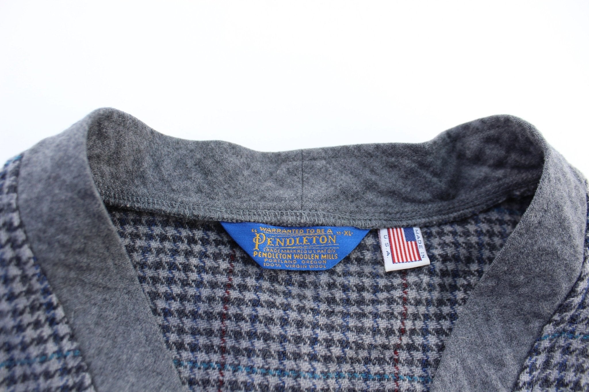 Vintage Pendleton Woolen Mills Patterned Cardigan Sweater - Sweater - Thrifted Threads