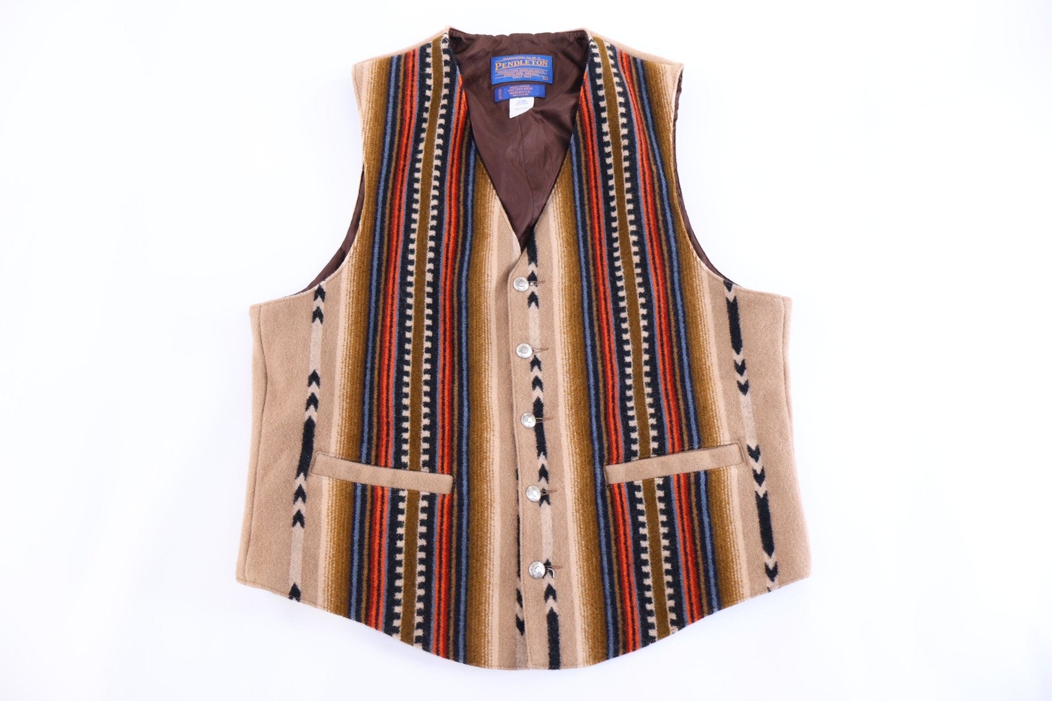 Vintage Pendleton Woolen Mills Western Pattern Vest - Vest - Thrifted Threads
