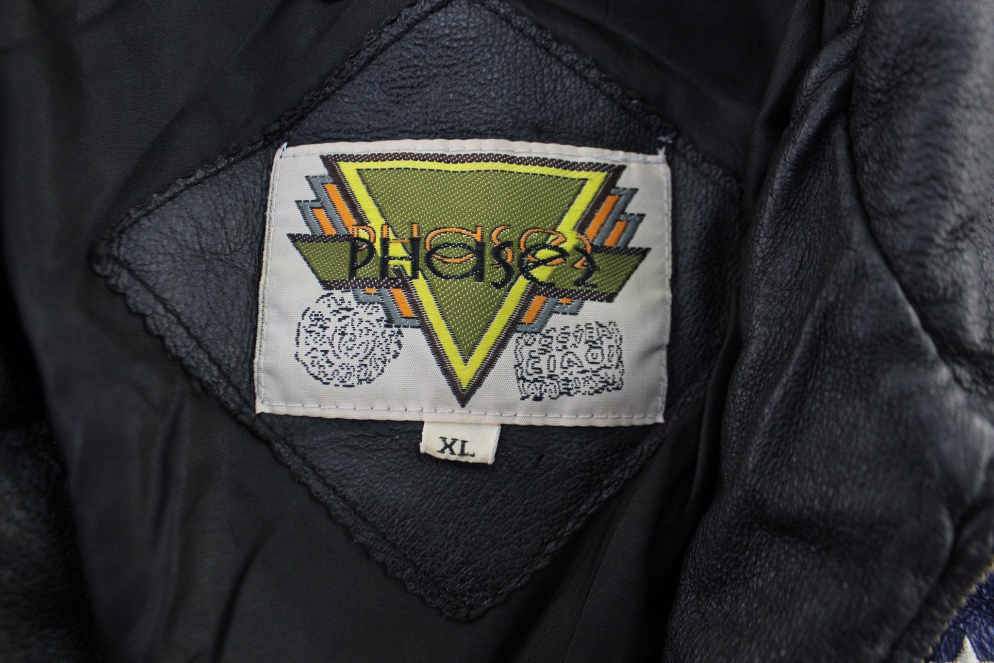 Phase 2 International Flag leather hot jacket