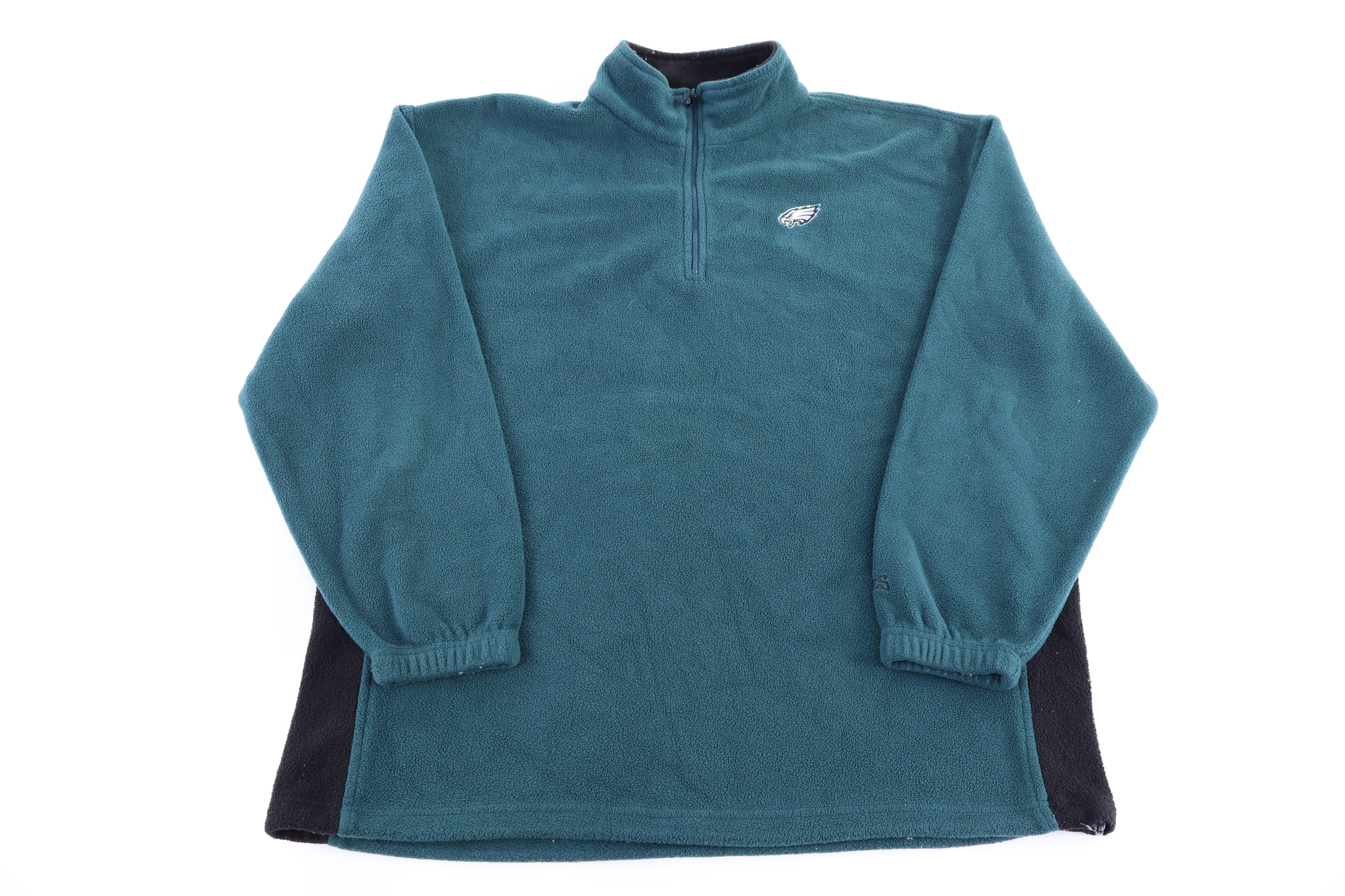 Vintage Philadelphia Eagles Football Fleece Pullover - Sweater - Thrifted Threads