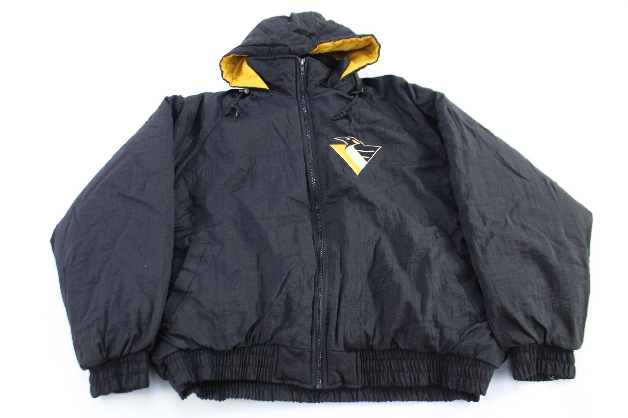 Vintage Pittsburgh Penguins Hockey Full Zip Jacket - Jacket - Thrifted Threads