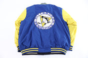 Vintage Pittsburgh Penguins Hockey Reversible Bomber Jacket - Jacket - Thrifted Threads