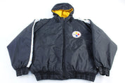 Vintage Pittsburgh Steelers Football Full Zip Jacket - Jacket - Thrifted Threads