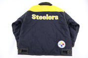 Vintage Pittsburgh Steelers Football Full Zip Jacket - Jacket - Thrifted Threads