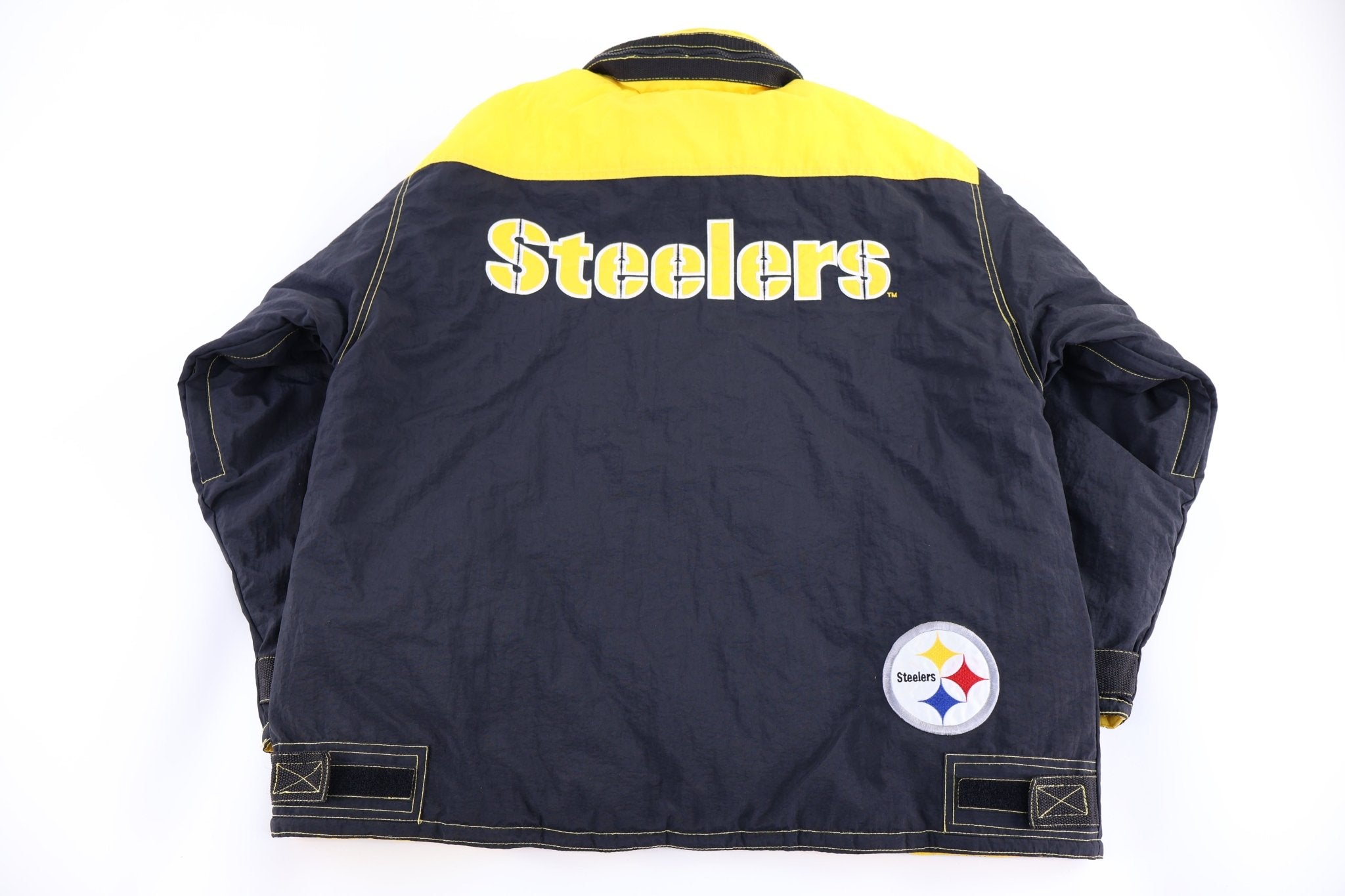 Vintage Pittsburgh Steelers Football Full Zip Jacket - Jacket - Thrifted Threads