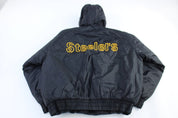 Vintage Pittsburgh Steelers Football Full Zip Jacket - Jacket - Thrifted Threads