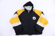 Vintage Pittsburgh Steelers Football Full Zip Jacket - Jacket - Thrifted Threads