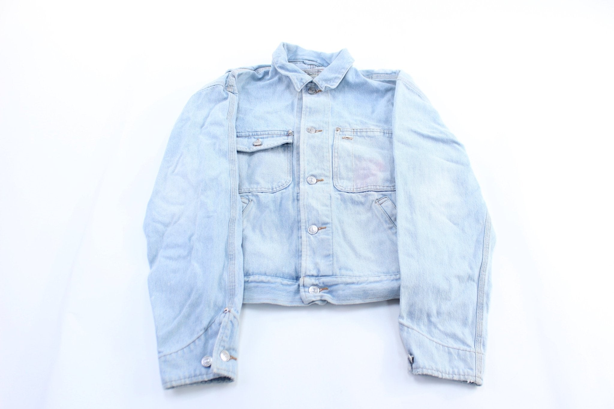 Vintage Polo Ralph Lauren Light Wash Denim Jacket - ThriftedThreads.com