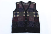Vintage Prima Maglia Multipattern Knit Vest - Vest - Thrifted Threads