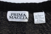 Vintage Prima Maglia Multipatterned Knit Vest - ThriftedThreads.com