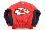Vintage Pro Line Kansas City Chiefs Football Full Zip Jacket - Jacket - Thrifted Threads