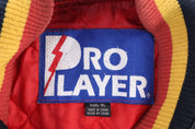 Vintage Pro Player Kansas City Chiefs Football Full Zip Leather Jacket - Jacket - Thrifted Threads