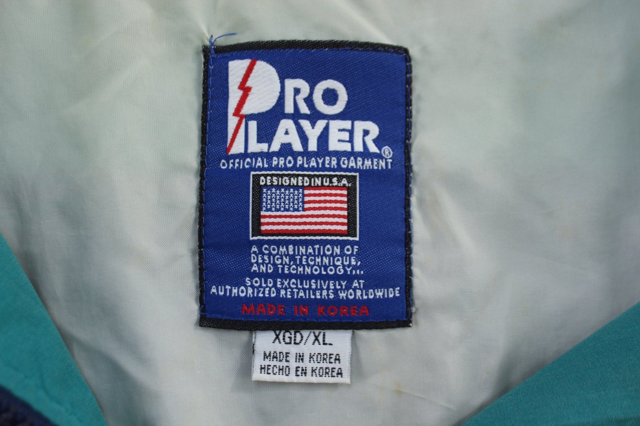 Vintage Pro Player Miami Dolphins Baseball Full Zip Jacket - ThriftedThreads.com