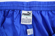 Vintage Puma Embroidered Logo Blue Pants - ThriftedThreads.com