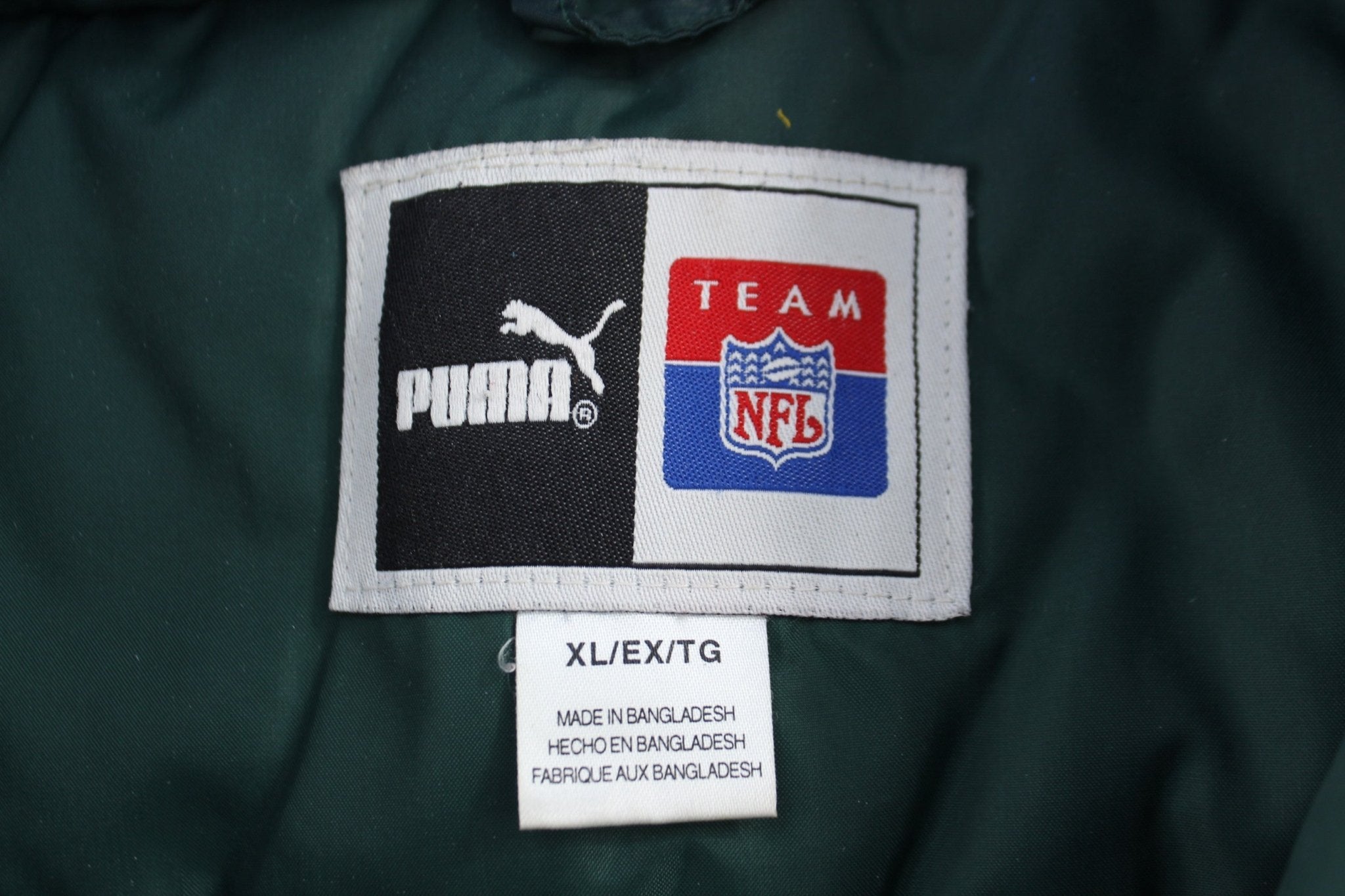 Vintage Puma New York Jets Football Jacket - Jacket - Thrifted Threads