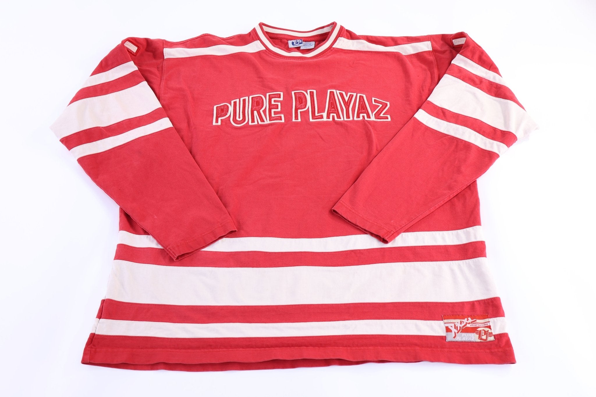 Vintage Pure Playaz Embroidered LS T-shirt - Shirts & Tops - Thrifted Threads