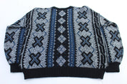 Vintage Puritan Acrylic Patterned Sweater - ThriftedThreads.com