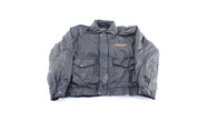 Vintage Race Rock Orlando Embroidered Leather Zip Up Jacket - Jacket - Thrifted Threads