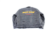 Vintage Race Rock Orlando Embroidered Leather Zip Up Jacket - Jacket - Thrifted Threads