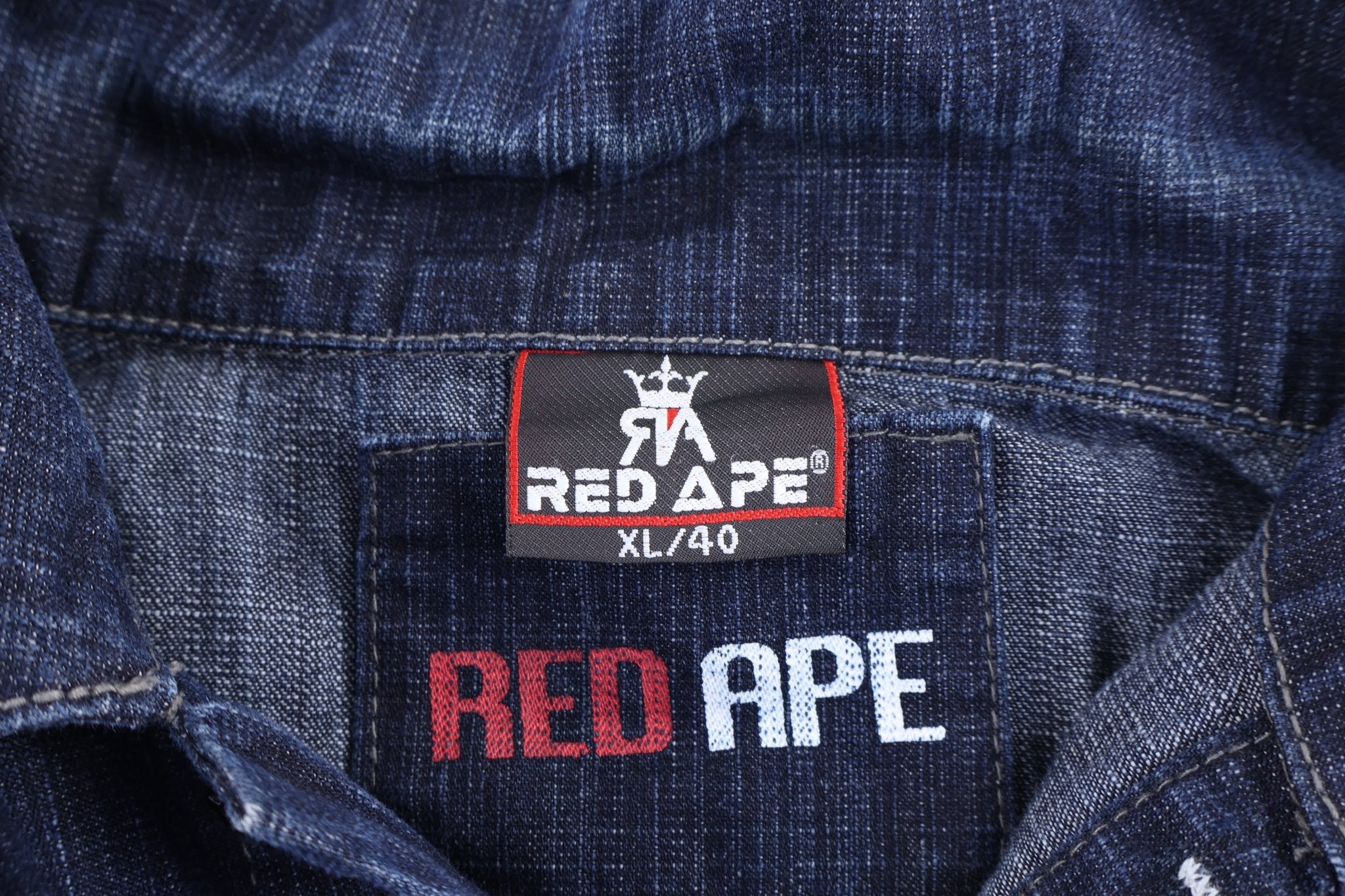 Vintage Red Ape Dark Wash Jacket - Jacket - Thrifted Threads