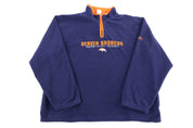 Vintage Reebok Denver Broncos Football Fleece Pullover - Sweater - Thrifted Threads