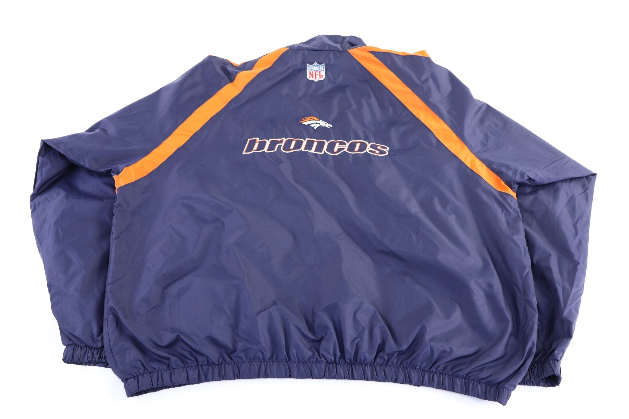 Vintage Reebok Denver Broncos Full Zip Jacket - Jacket - Thrifted Threads