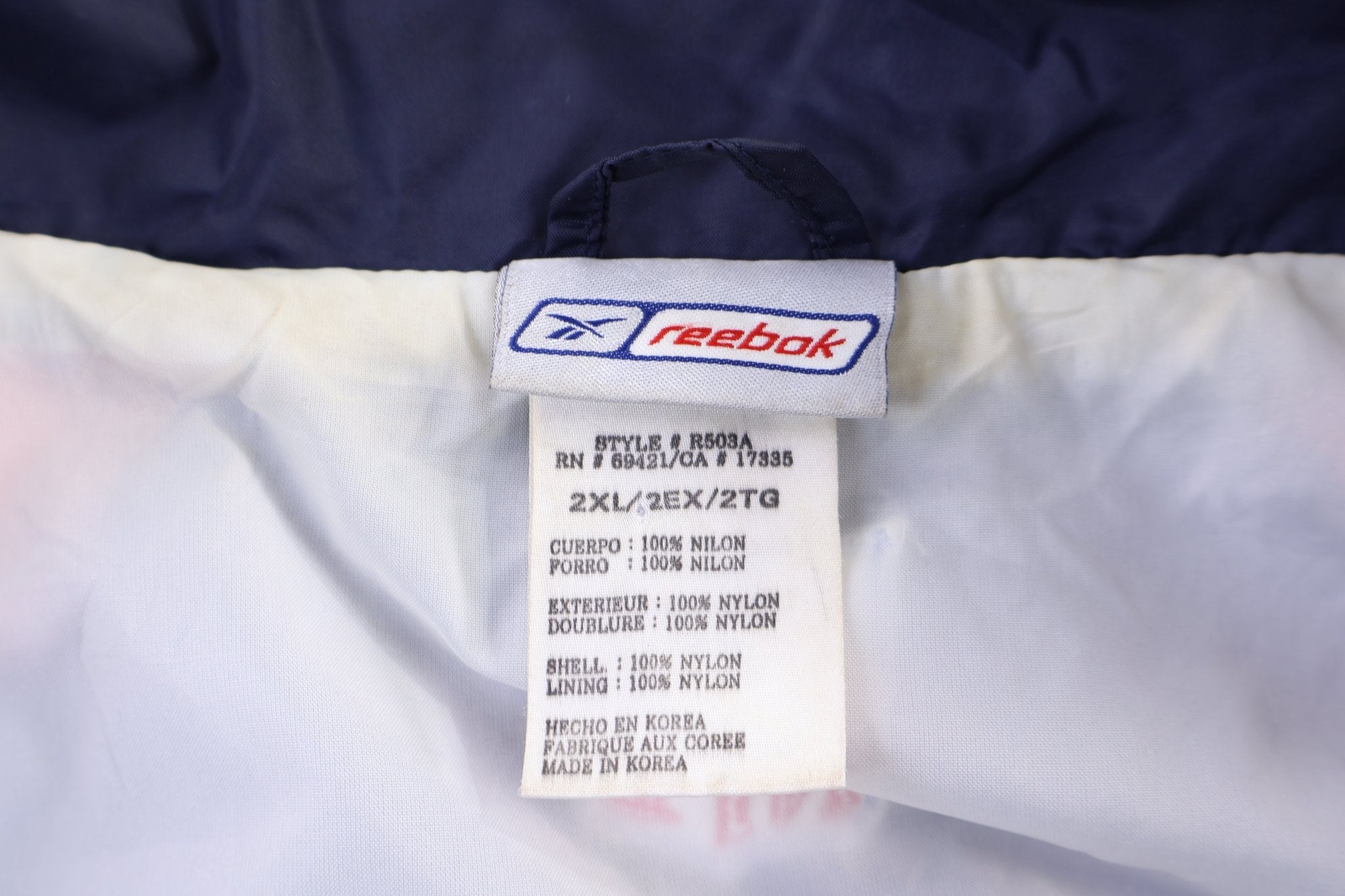 Vintage Reebok Denver Broncos Full Zip Jacket - Jacket - Thrifted Threads