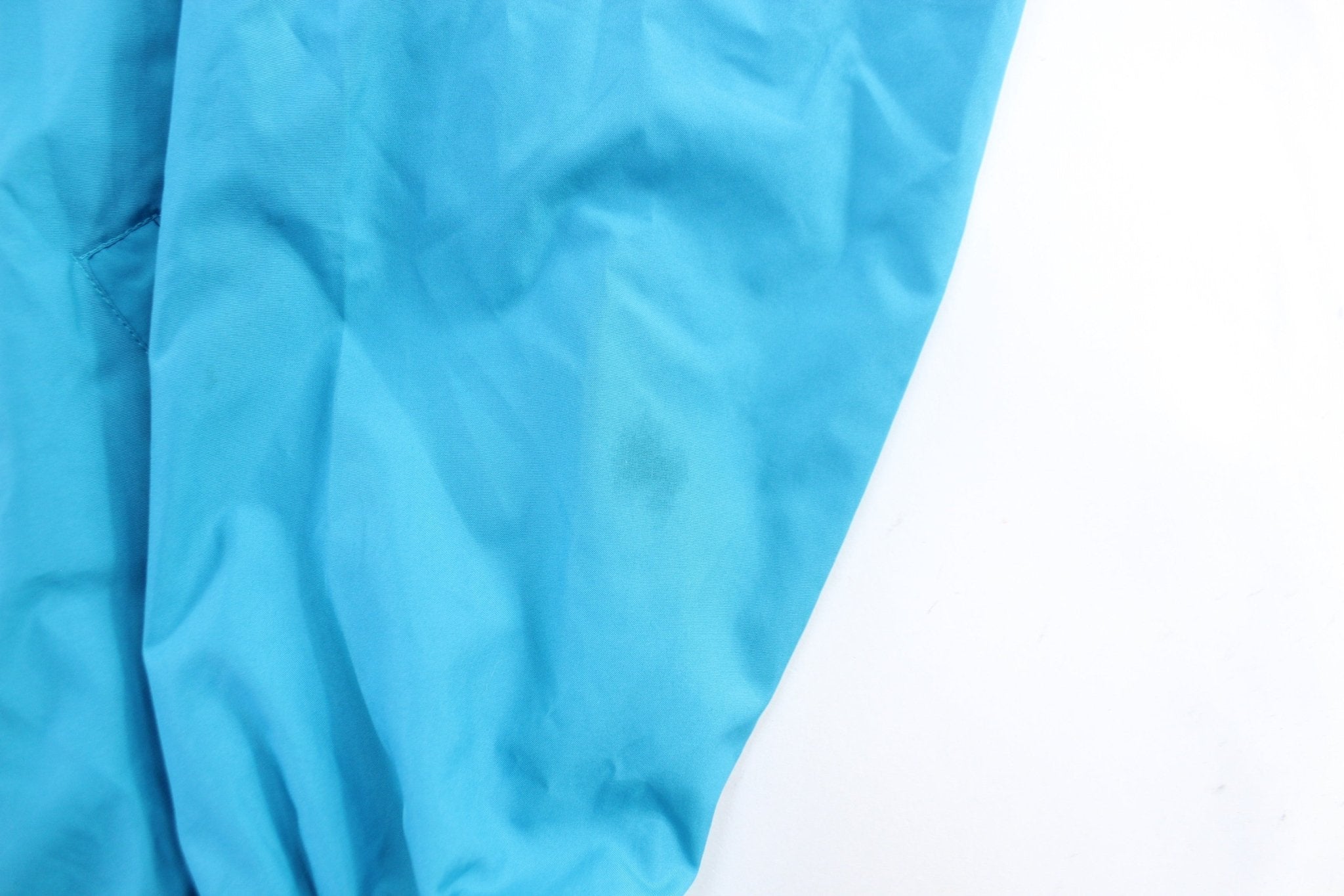 Vintage Reebok Embroidered Logo Aqua Zip Up Jacket - ThriftedThreads.com