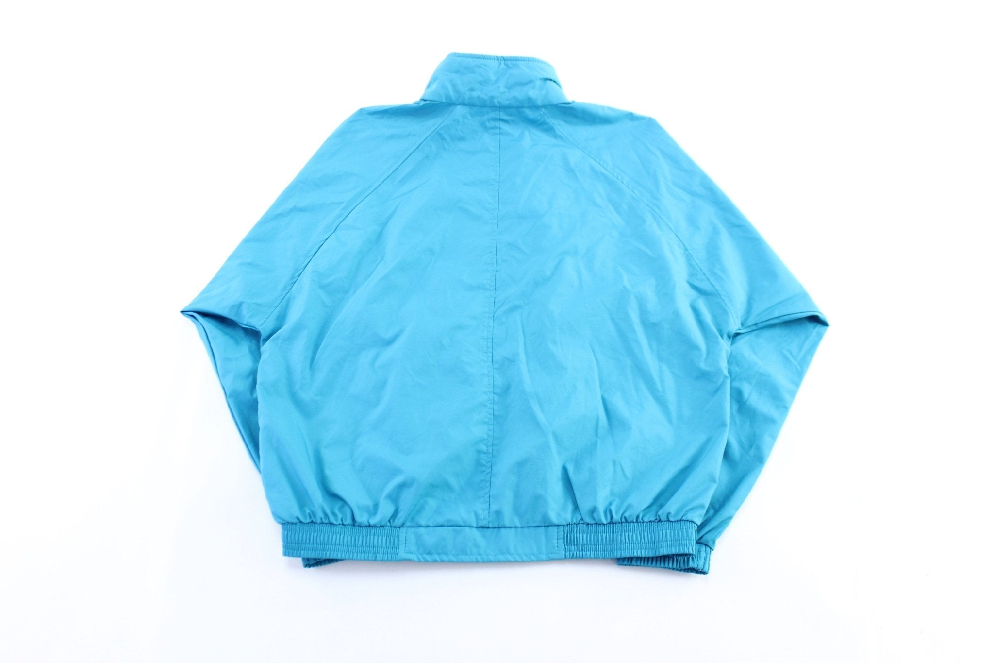 Vintage Reebok Embroidered Logo Aqua Zip Up Jacket - Jacket - Thrifted Threads