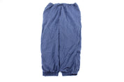 Vintage Reebok Embroidered Logo Navy Blue Windbreaker Pants - ThriftedThreads.com
