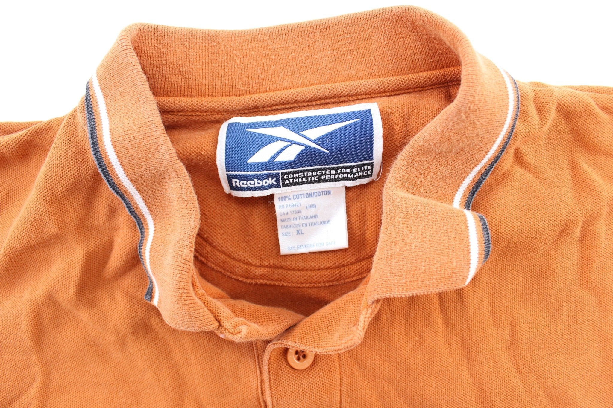 Vintage Reebok Embroidered Logo Texas Longhorns Button Down Polo - ThriftedThreads.com