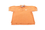 Vintage Reebok Embroidered Logo Texas Longhorns Button Down Polo - ThriftedThreads.com