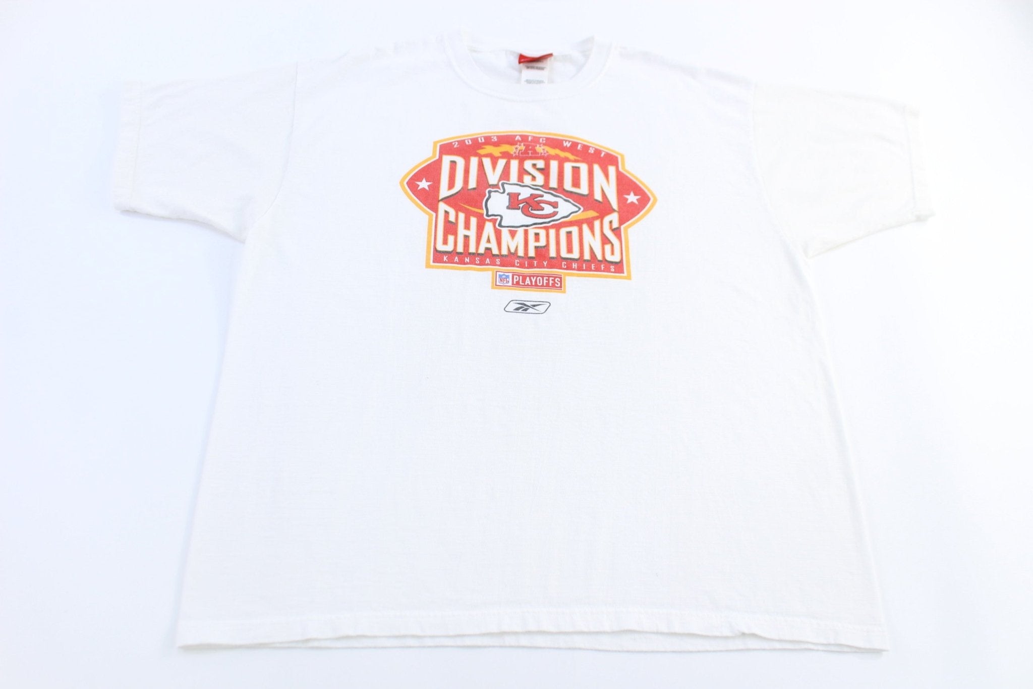 Vintage Reebok Kansas City Chiefs Football T-shirt - Shirts & Tops - Thrifted Threads
