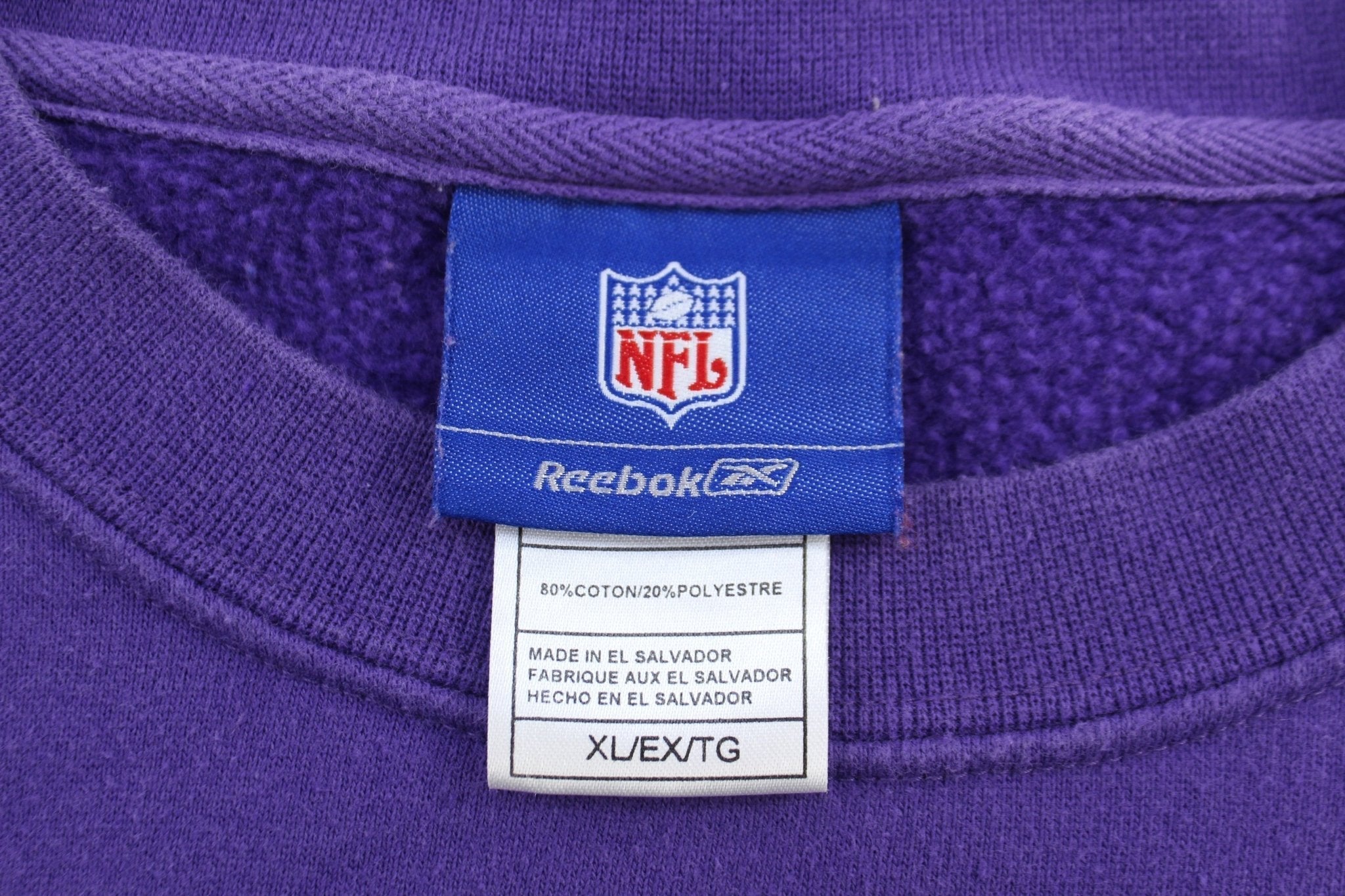 Vintage Reebok Minnesota Vikings Football Sweatshirt - Sweatshirt - Thrifted Threads