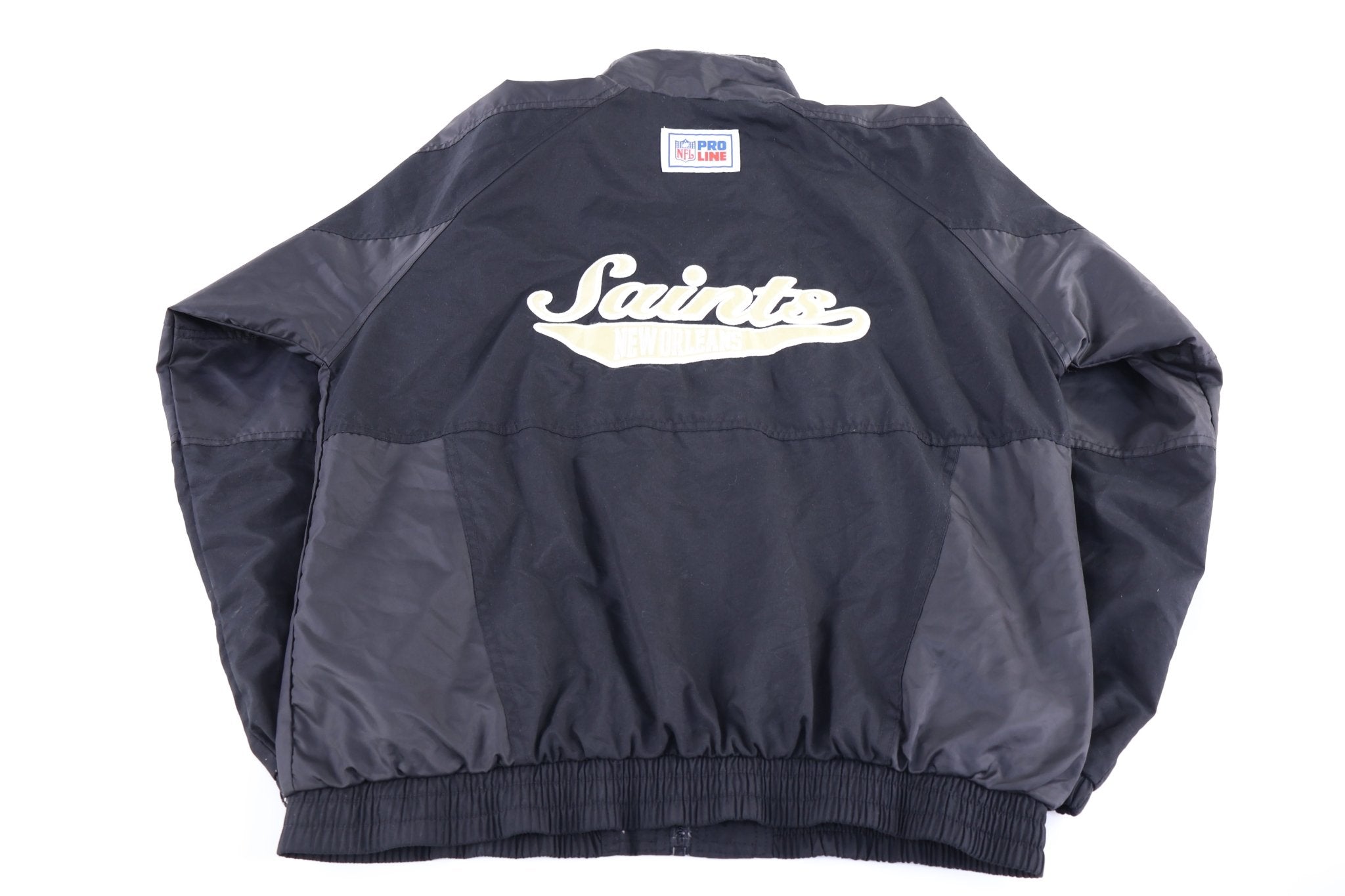 Vintage Reebok New Orleans Saints Full Zip Windbreaker Jacket - Jacket - Thrifted Threads