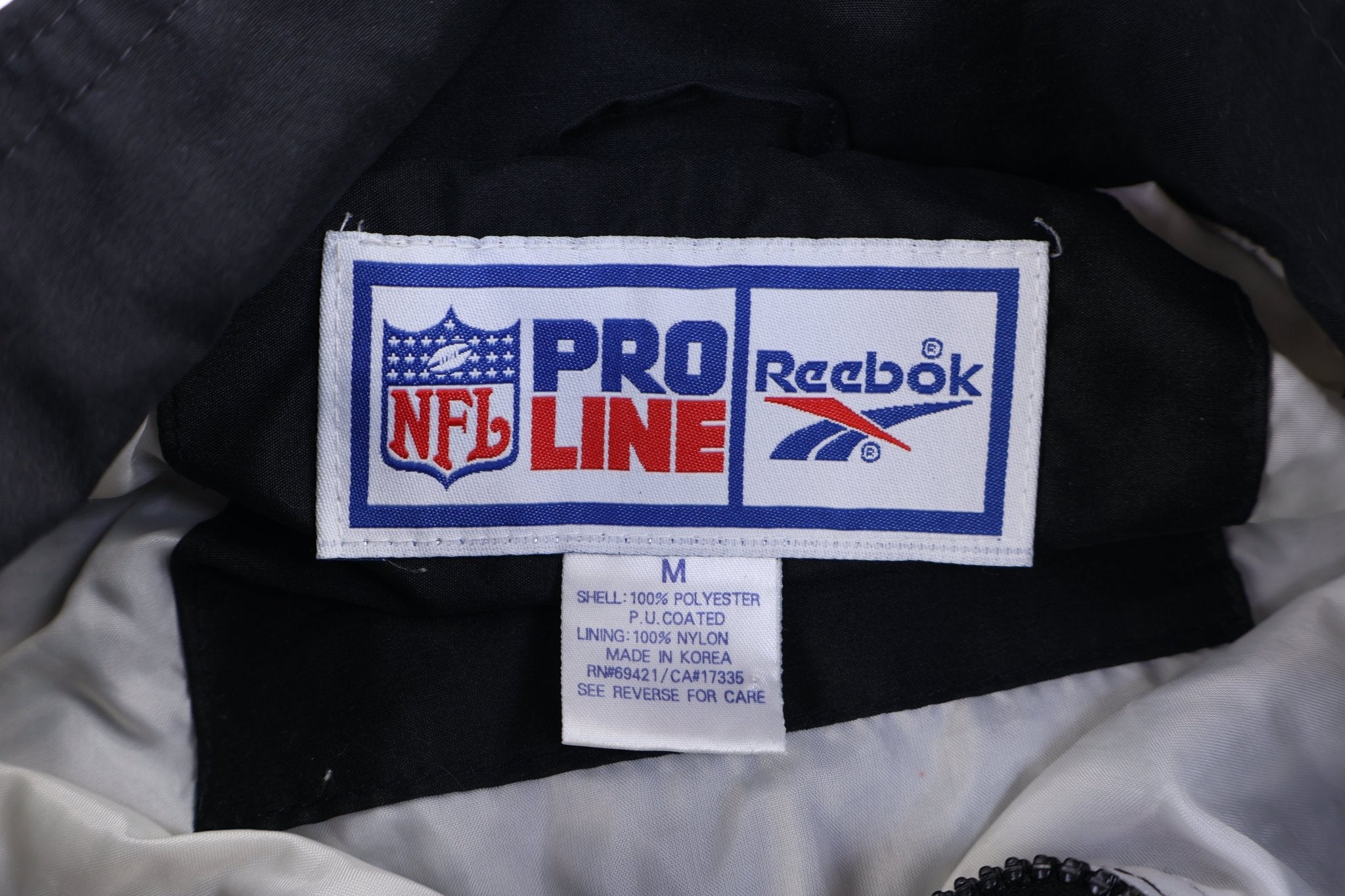 Vintage Reebok New Orleans Saints Full Zip Windbreaker Jacket - Jacket - Thrifted Threads
